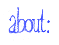 a blue and white logo with a blue background