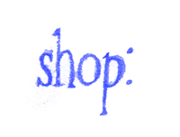 a blue splatter on a white background